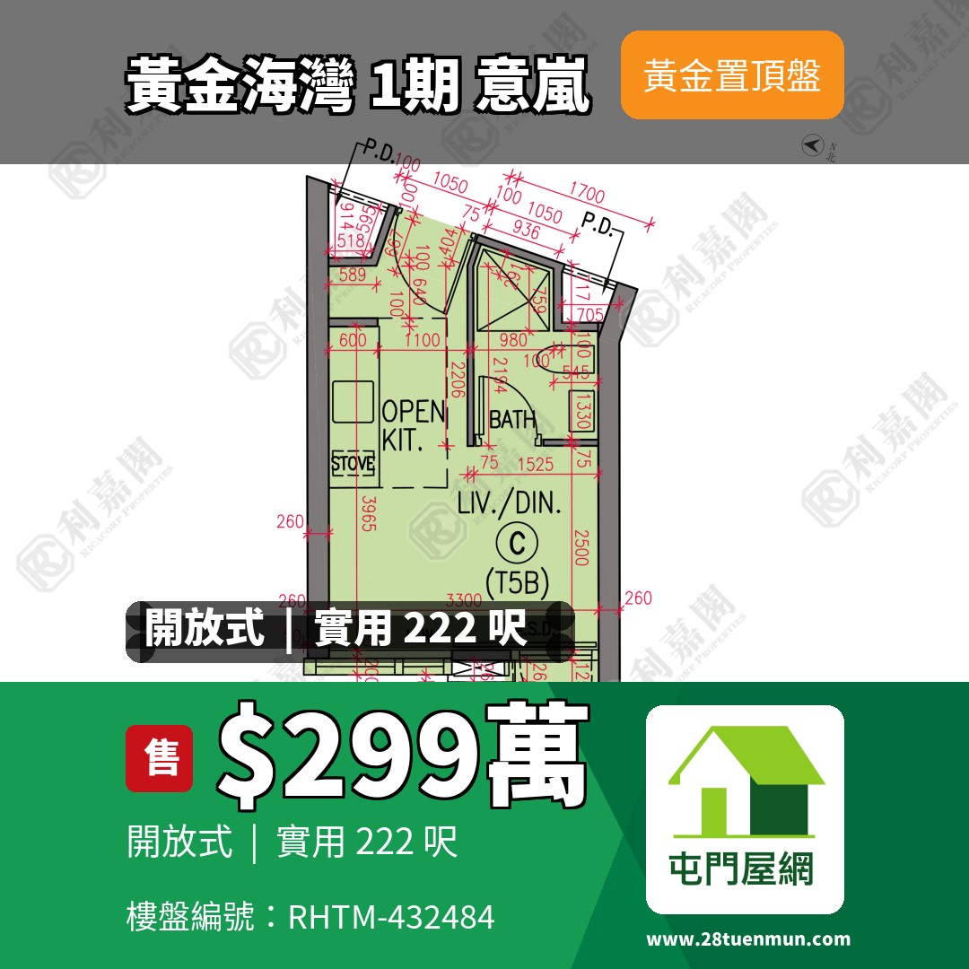 黃金海灣 1期 意嵐 5B座 - 屯門屋網 28tuenmun.com