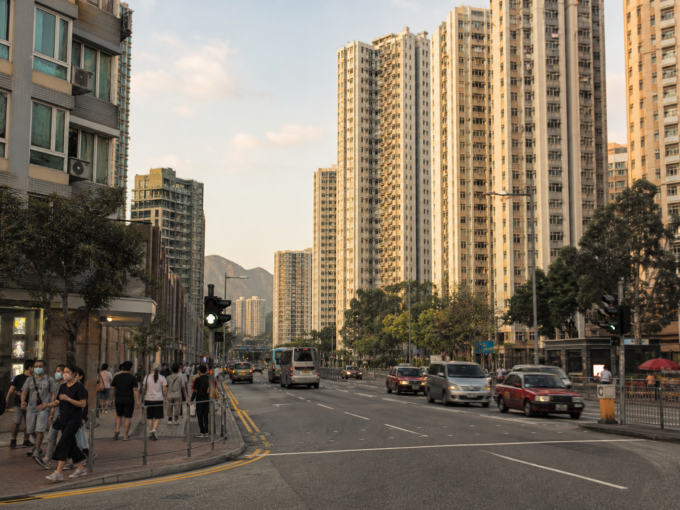 屯門住宅大廈及街道景觀